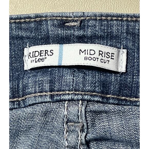 Riders By Lee Mid Rise Boot Cut Jeans Women’s 18M Blue - Picture 2 of 6